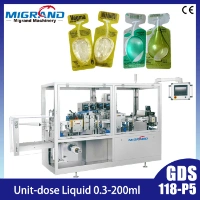 Agriculture-Food Liquid Liquid Pesticides and Fertilizers a+B Mixed-Formula Single-Dose Vial Forming Filling and Sealing Machine