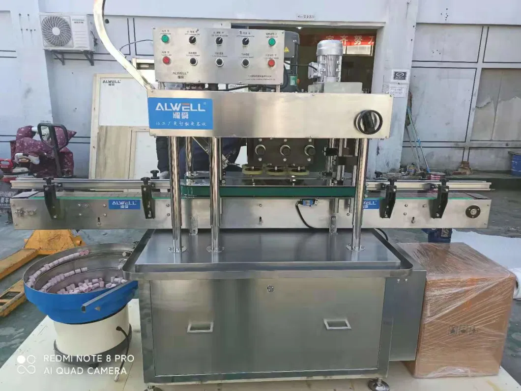 Full Automatic Capping Machine Paste Hot Sauce Honey Jar Ketchup Filling Machine, Cream/Peanut Butter/Oil/Jam/Liquid Shampoo Bottling Capping Machine