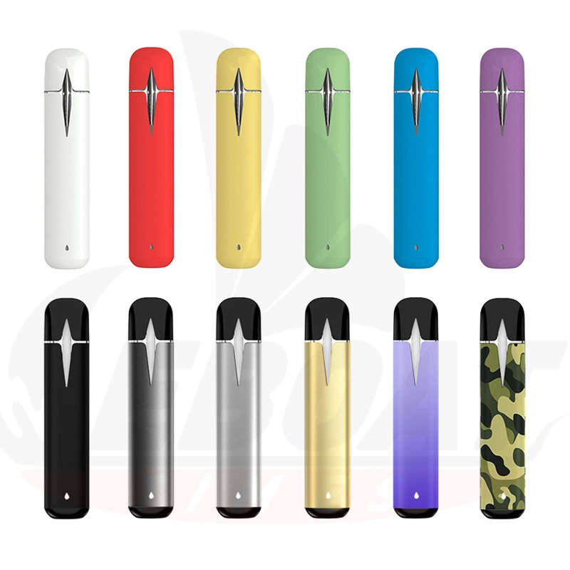 OEM 0.5ml 1ml 2ml 2000mg 2g 2 Gram Ceramic Coil Empty Diposable Vape Pen Empty Thick Oil Isolate Leak Proof Disposable