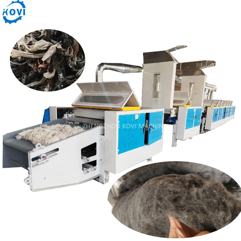 Feathers Pillow Filling Making Machine Automatic Cotton PP Bale Fiber Opening Carding Opener Machine Open Fiber