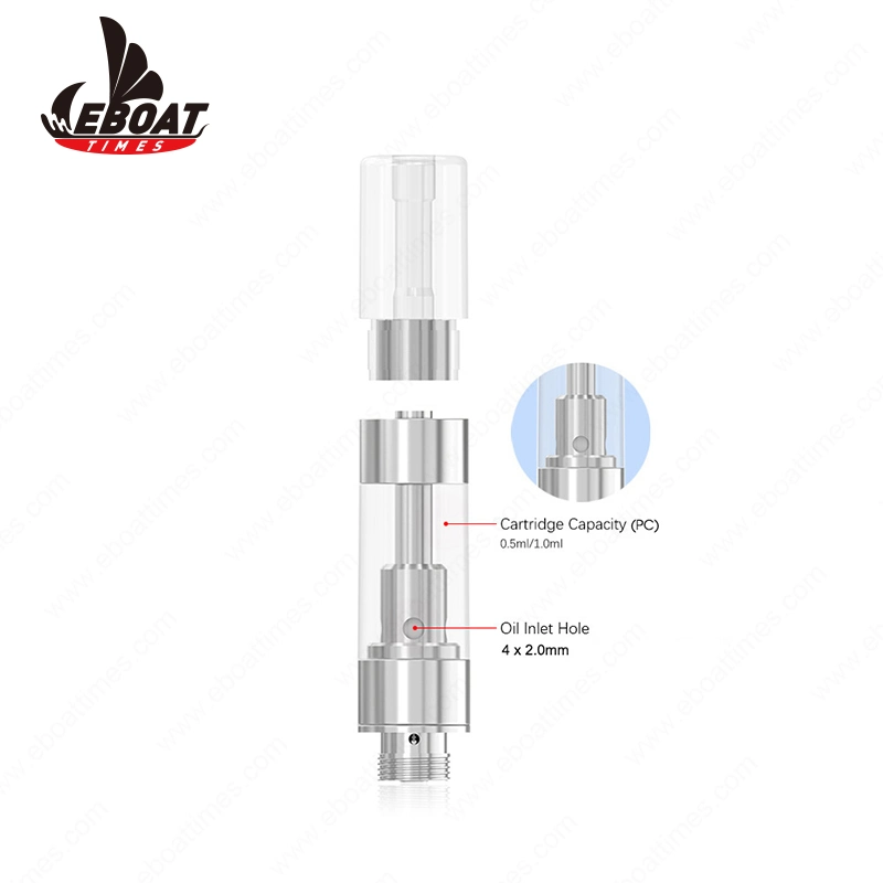 2022 Hottest 510 Thread Vaporizer Empty 0.5ml 1ml Ceramic Coil Atomizer Thick Oil Vape Cartridge