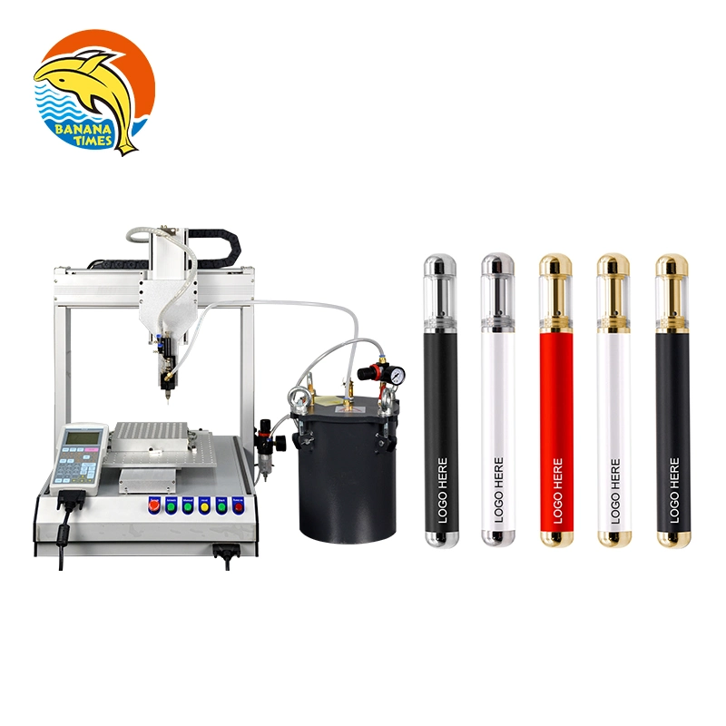 Automated Vape Oil Cartridge Filling Machine with 3L Stainless Steel Barrel