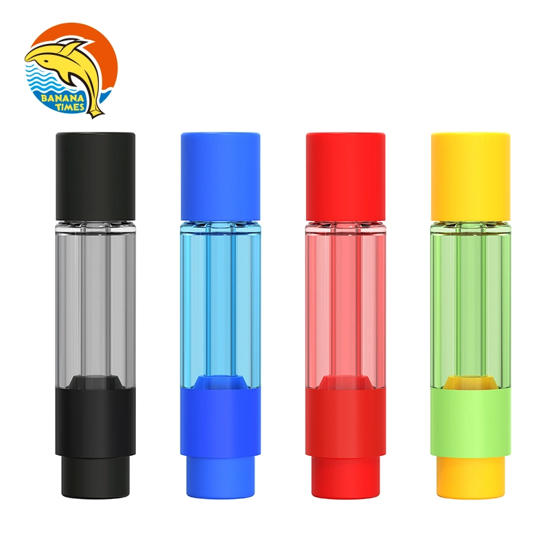 California Wholesale Distributor All Glass 2 Gram Hte Thick Oil Vape Cartridge OEM 1ml 2ml Empty Glass Cartridges with 100% Ceramic Coil