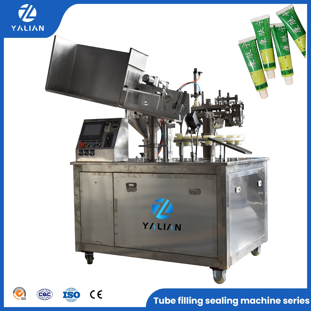 Automatic Super Glue Silica Gel Grease Oil Cartridge Aluminum Tube Silicone Sealant Filling Machine