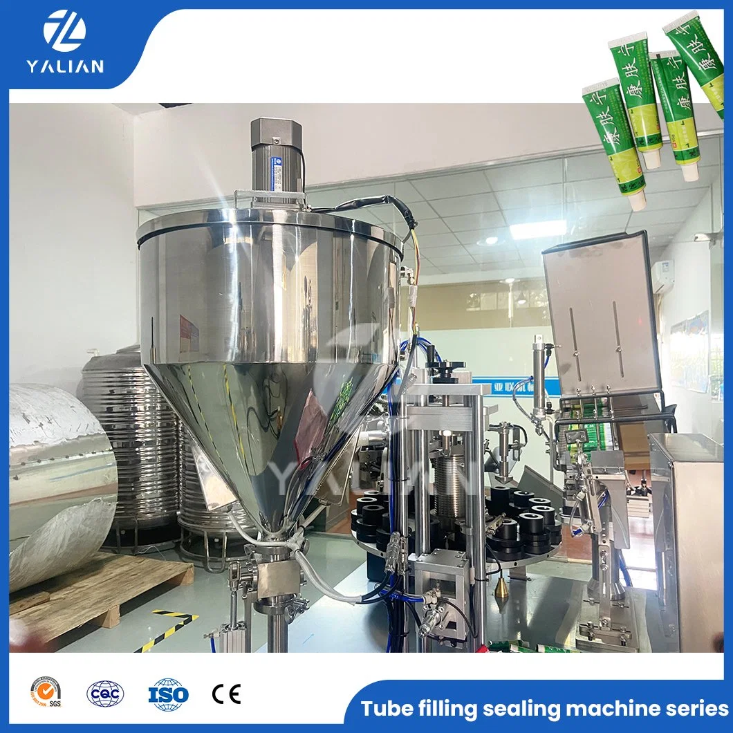 Automatic Super Glue Silica Gel Grease Oil Cartridge Aluminum Tube Silicone Sealant Filling Machine