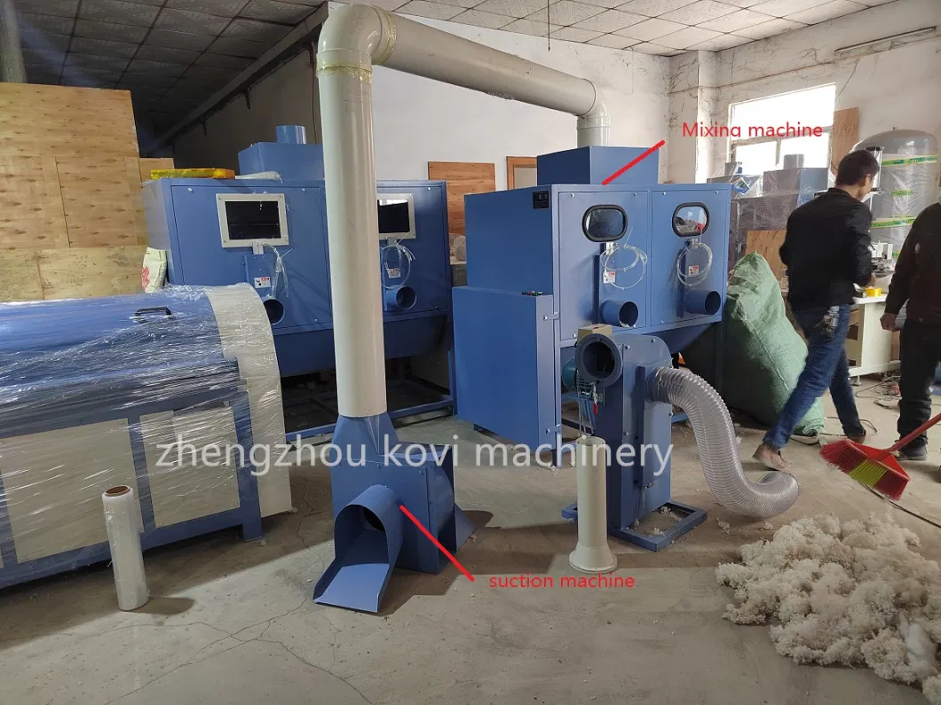 Feathers Pillow Filling Making Machine Automatic Cotton PP Bale Fiber Opening Carding Opener Machine Open Fiber