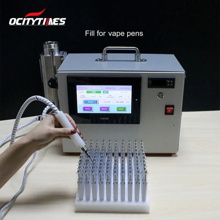 Stable Quality Touch Screen Thick Oil Cartridge Vape Pod Filling Machine Handheld