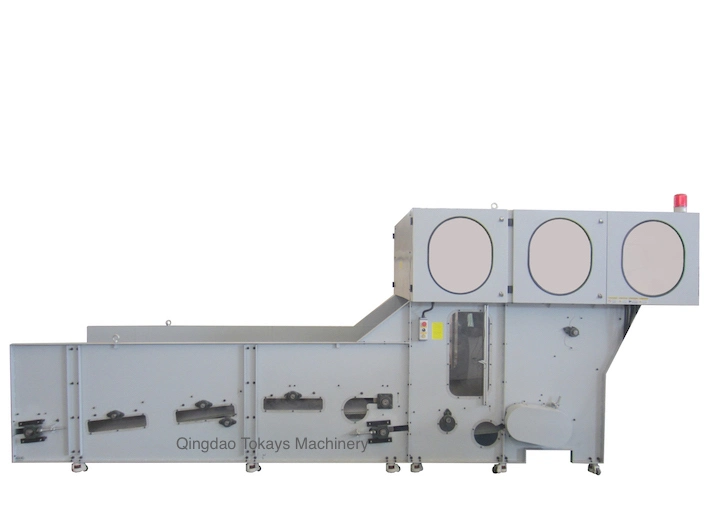 Home Textile Fully Automatic Bale Breaking Breaker Fiber Opener Fibre Opening Carding Pillow Cushion Sofa Filling Stuffing Blowing Production Machine Line