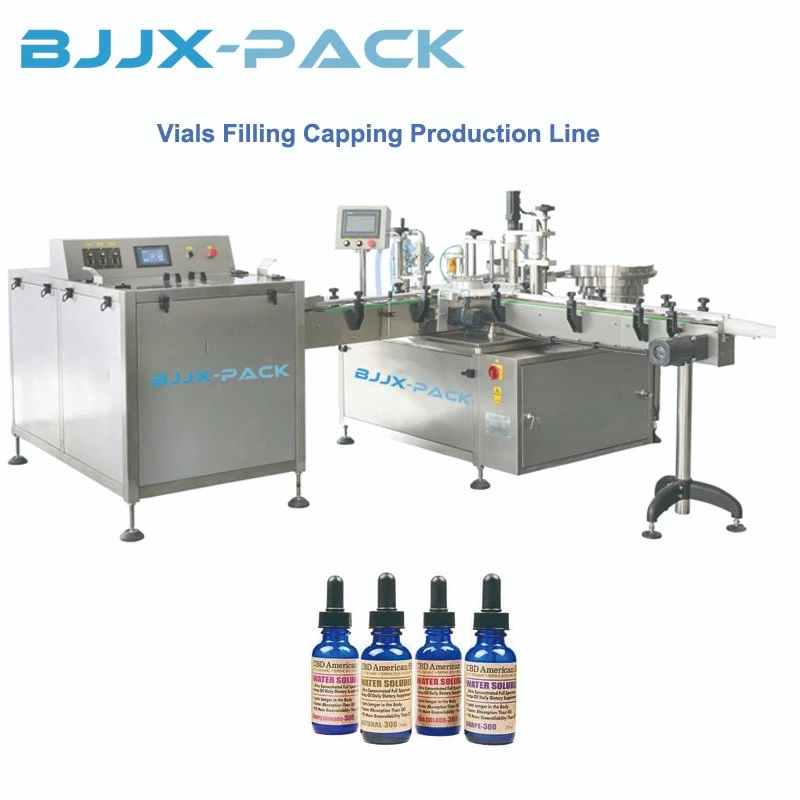 Automatic Rotary Filling Capping Machine for E Juice Small Liquid Filling Machine Vape Filling Machine for Bottles