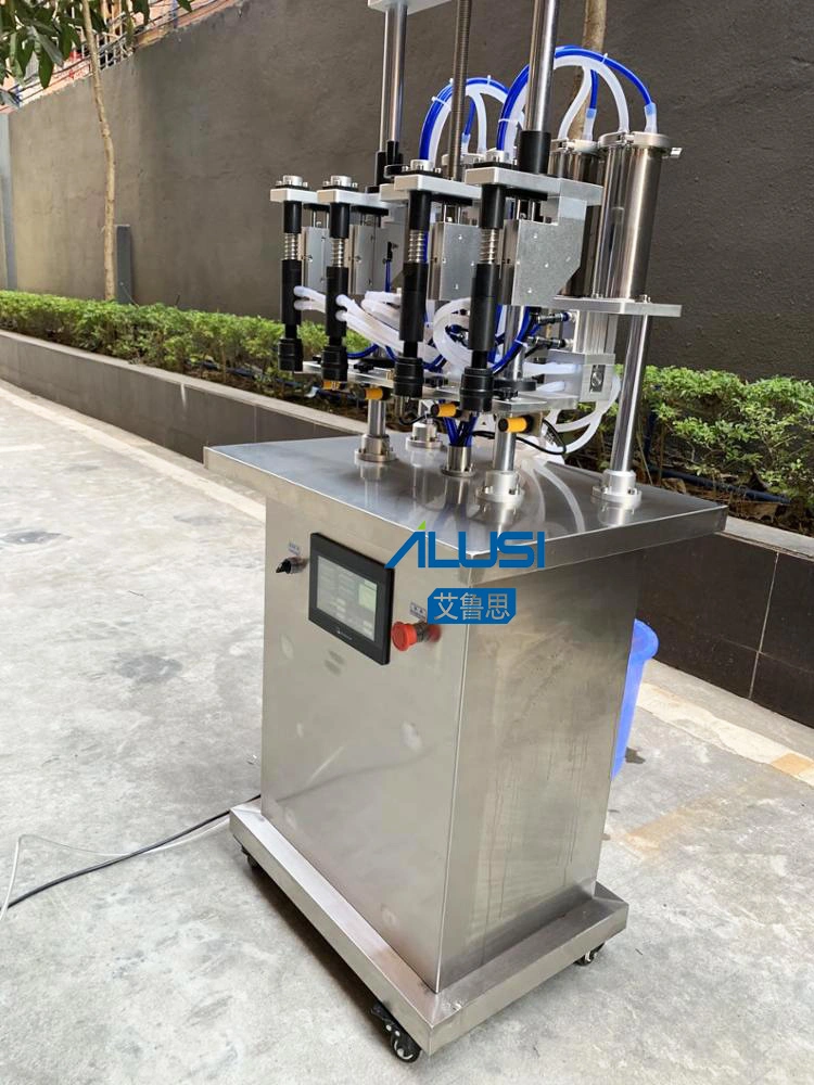 Ailusi 4 Heads Semi-Automatic Vacuum Spray Perfume Filling Machine