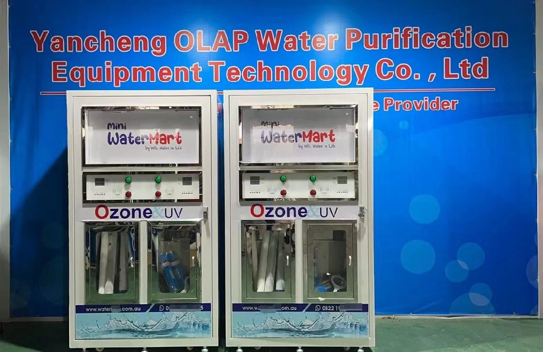 Purified Water Vending Machine with Nayax Credit Card Reader