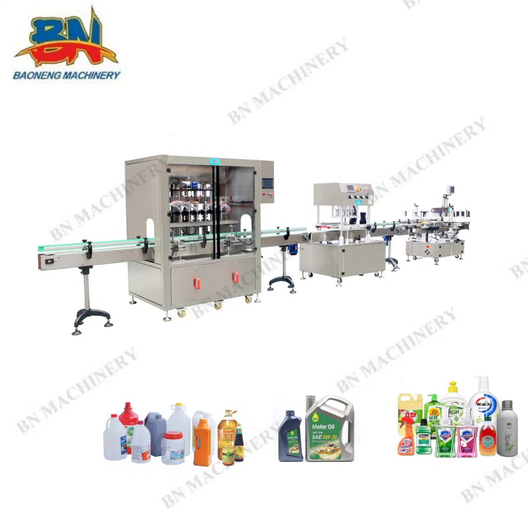 Bn Linear Guangzhou China Line Machinery Oil Bottle Filling Machine Hot Sale