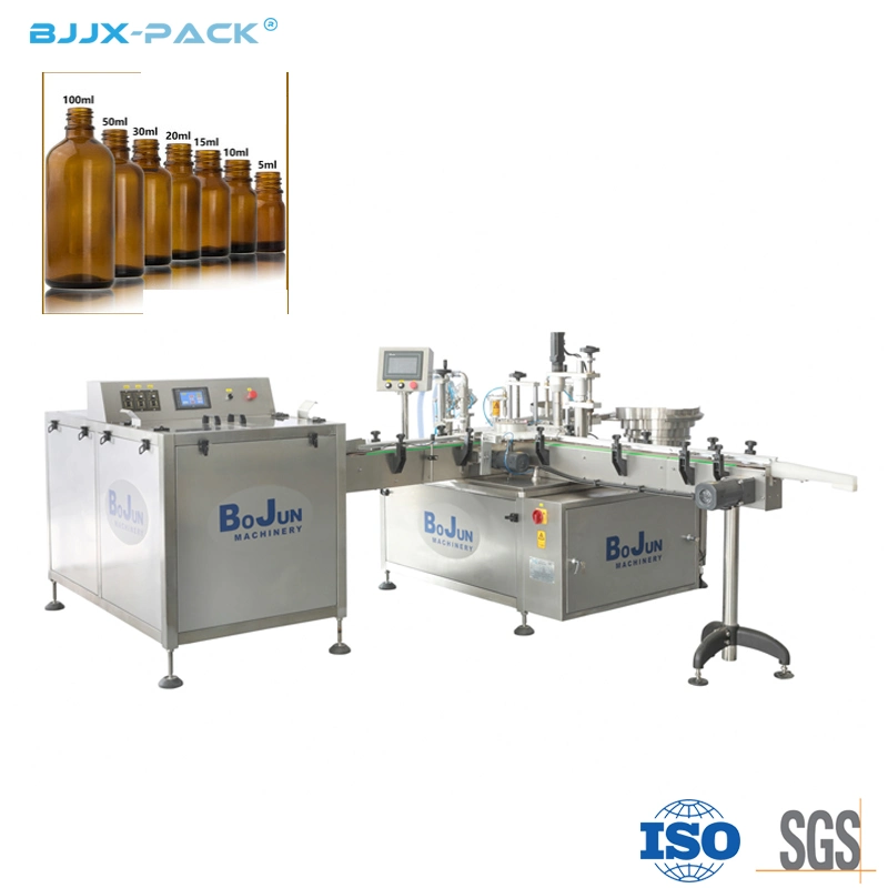 Automatic Rotary Filling Capping Machine for E Juice Small Liquid Filling Machine Vape Filling Machine for Bottles