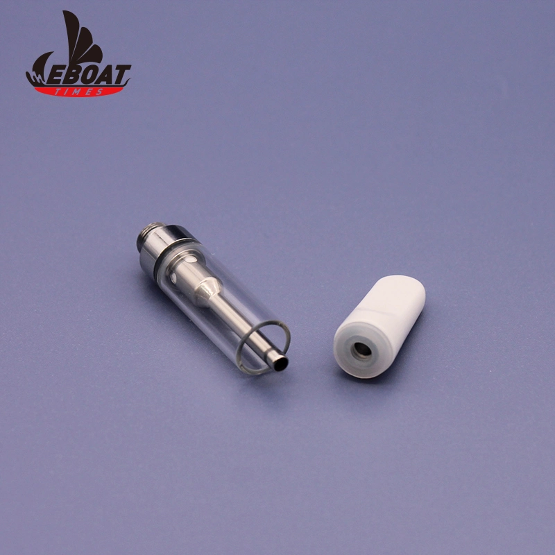 Ceramic 510 T Cart Thread Thick Oil. 5 1ml Glass Empty Disposable Vape Pen Vaporizer Atomizer Cartridg