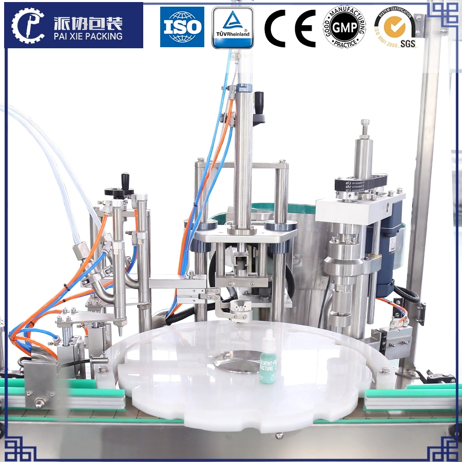 Automatic Liquid Essencial Oil Cigarette E-Liquid Line Filling Machine Factory