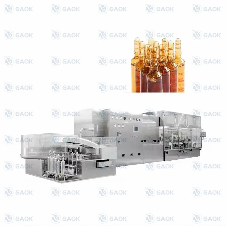 Svp Injectable Vaccine Glass Ampoule / Syrup/ Vial/ cartridge Filling and Sealing Machine