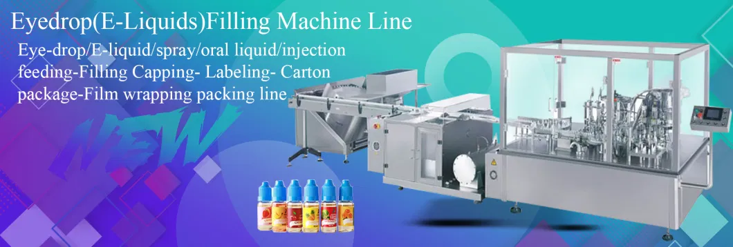 10ml New Servo Motor E Liquid Filling Machine Vape Filling Machinery