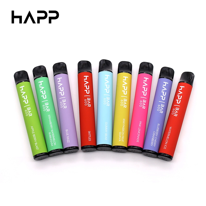 Happ 2ml Vaporizer Elf 280mAh 600plus Vape Electronic Cigarette Bar Vape