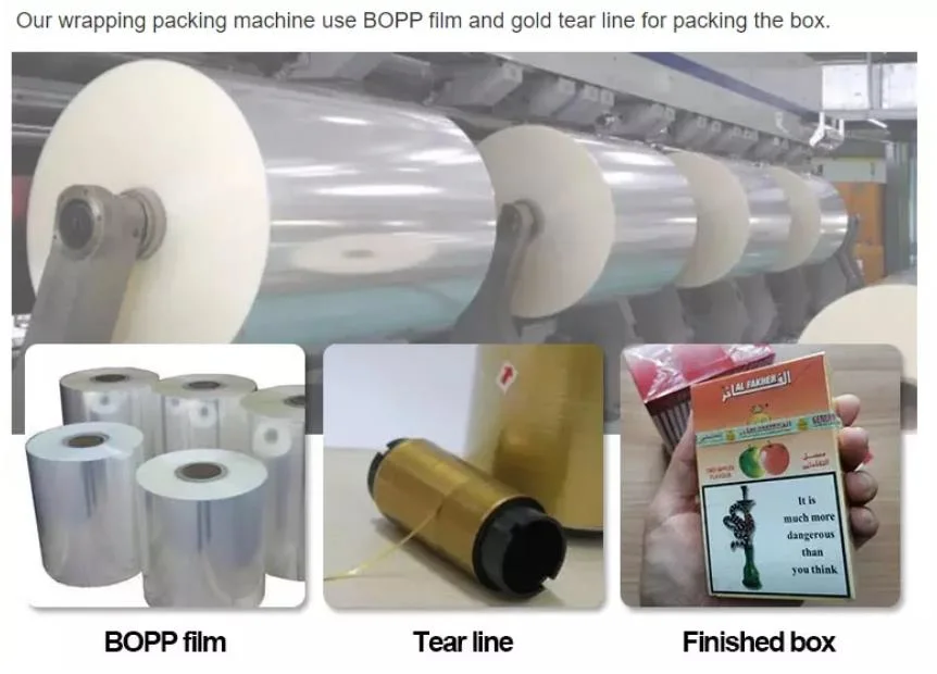 Automatic Transparent Membrane Three-Dimensional Tobacco Packaging Wrapping Machine