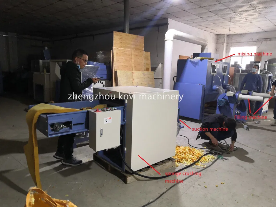 Feathers Pillow Filling Making Machine Automatic Cotton PP Bale Fiber Opening Carding Opener Machine Open Fiber