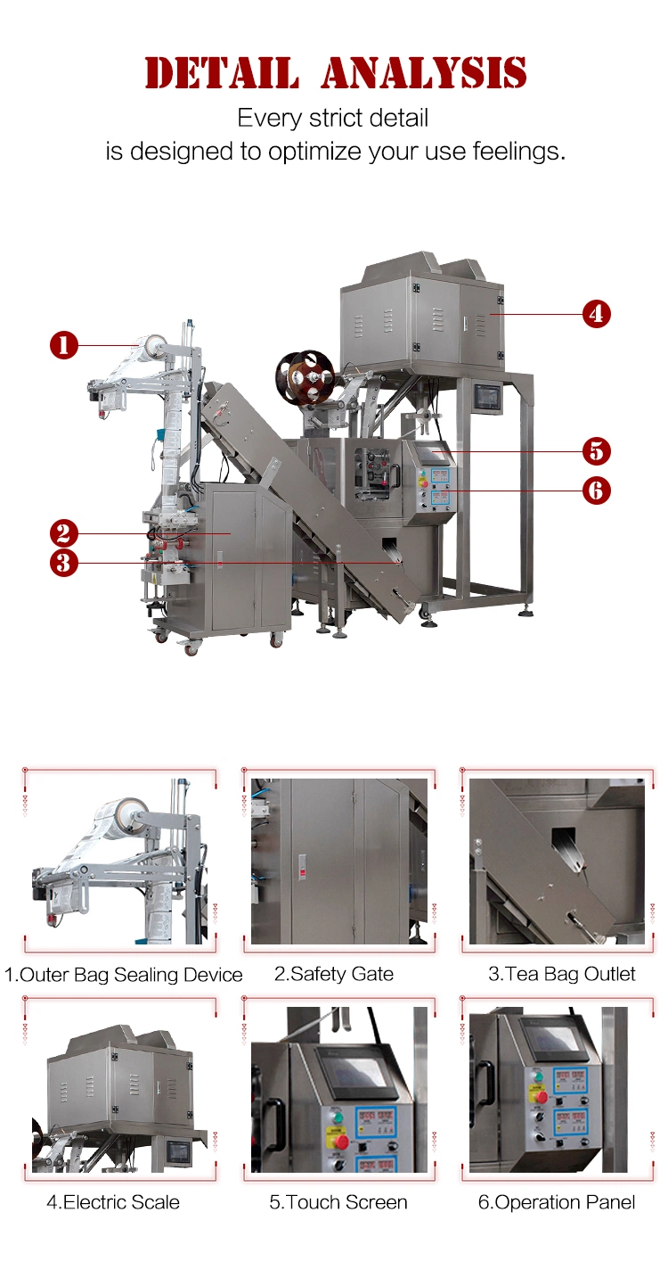 Pyramid Hemp Tea Bag Packaging Machine