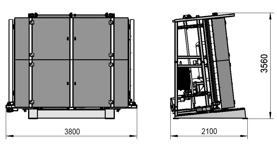 Automatic 2800mm Vertical Online Gas Filling Vacuum Insulating Double Glazing Glass Production Line Machine