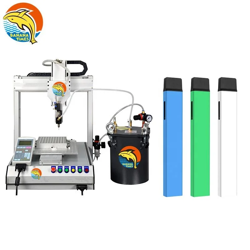 Automated Vape Oil Cartridge Filling Machine with 3L Stainless Steel Barrel