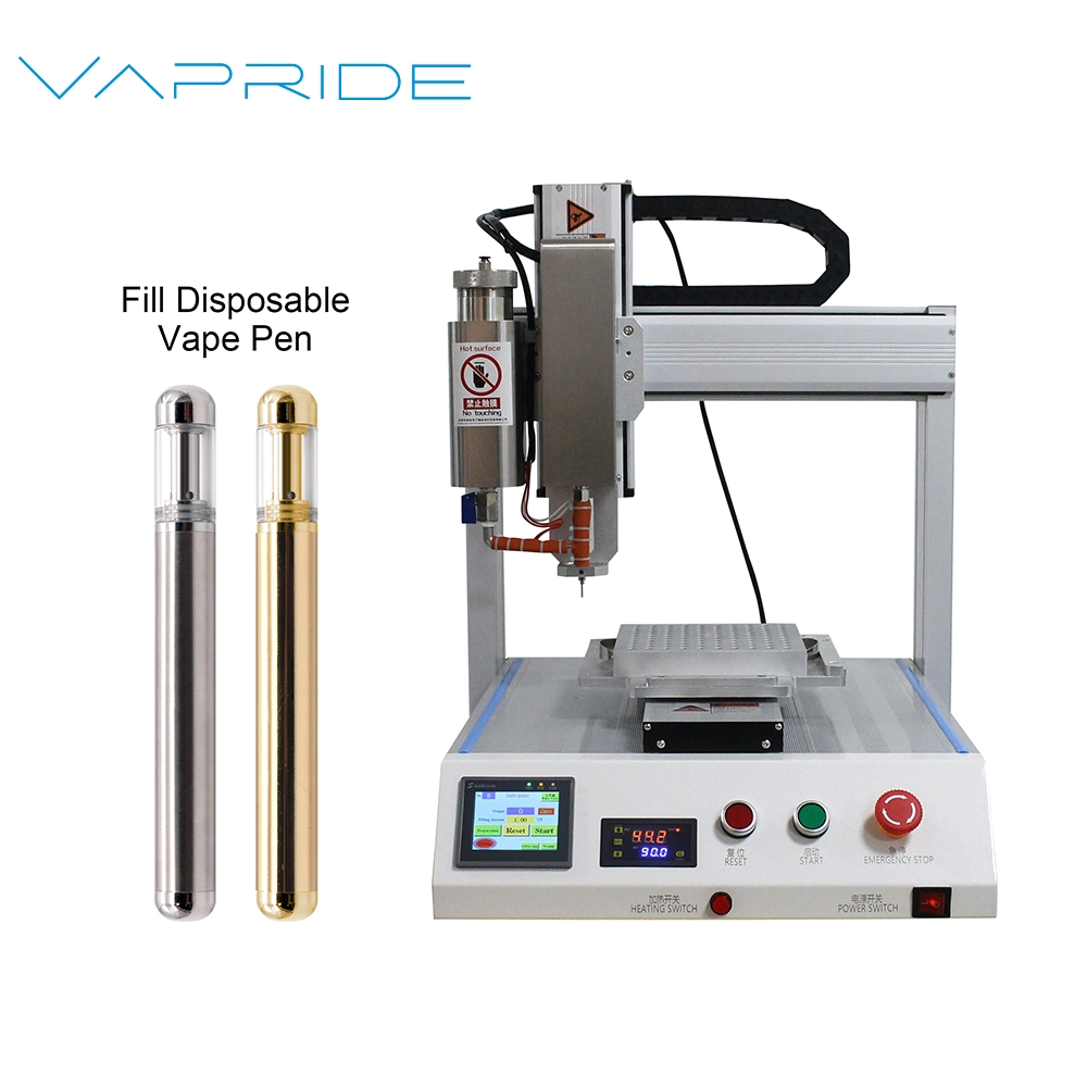 Vapride E Cigarette Device Automatic E-Liquid Oil Filling Machine for Disposable Vape