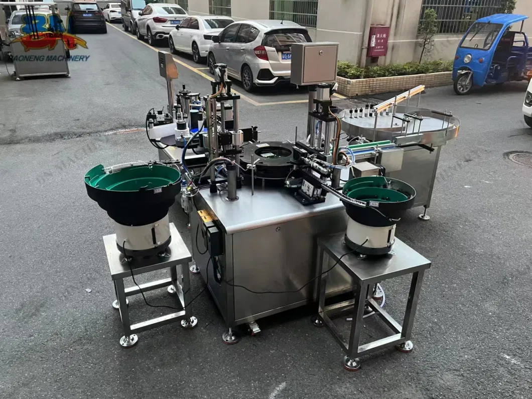 Bottle Feeding, Filling, Plugging, Capping etc Liquid Vape Filling Machine