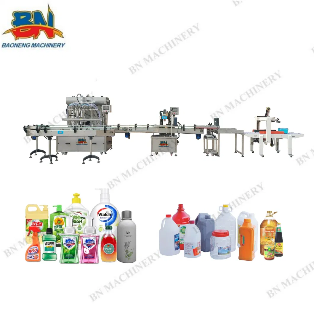 Bn Linear Guangzhou China Line Machinery Oil Bottle Filling Machine Hot Sale