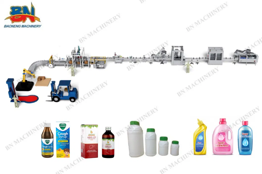 Bn Linear Guangzhou China Line Machinery Oil Bottle Filling Machine Hot Sale