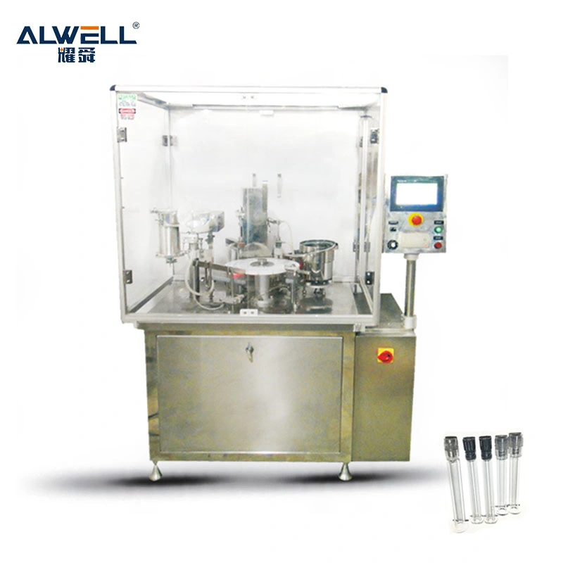 Alwell Prefilled Glass Plastic Disposable Syringe Filling Machine