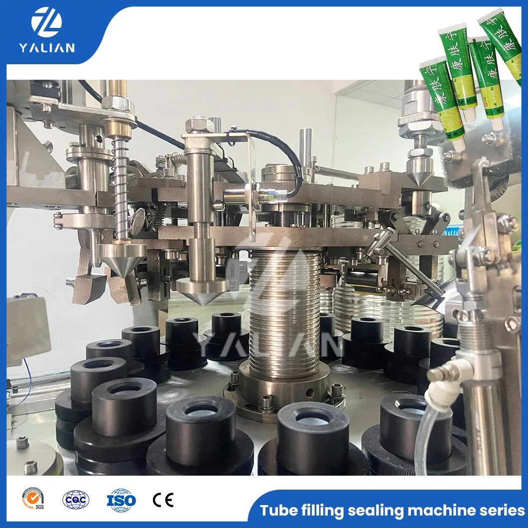 Automatic Super Glue Silica Gel Grease Oil Cartridge Aluminum Tube Silicone Sealant Filling Machine