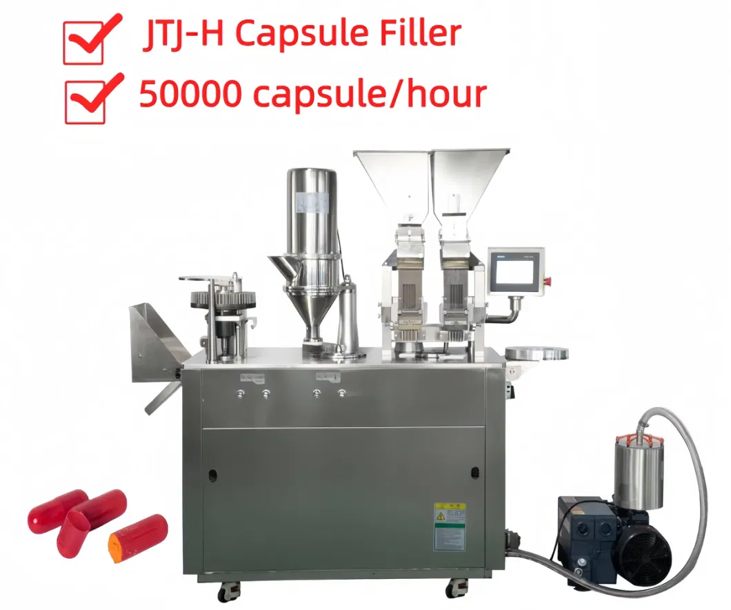 Jtj-C Pharmaceutical Medical Food Latest Powder Pellet Liquid Semi Auto Capsule Filler Capsule Making Machinery Equipment Semi Automatic Capsule Filling Machine