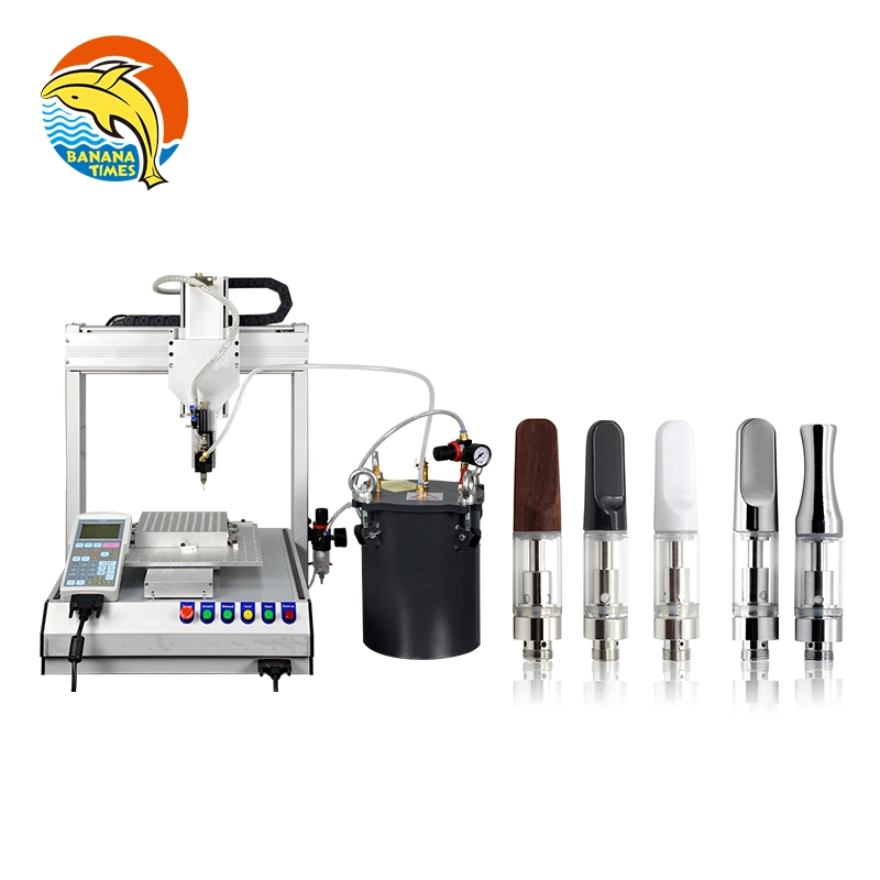 Automated Vape Oil Cartridge Filling Machine with 3L Stainless Steel Barrel