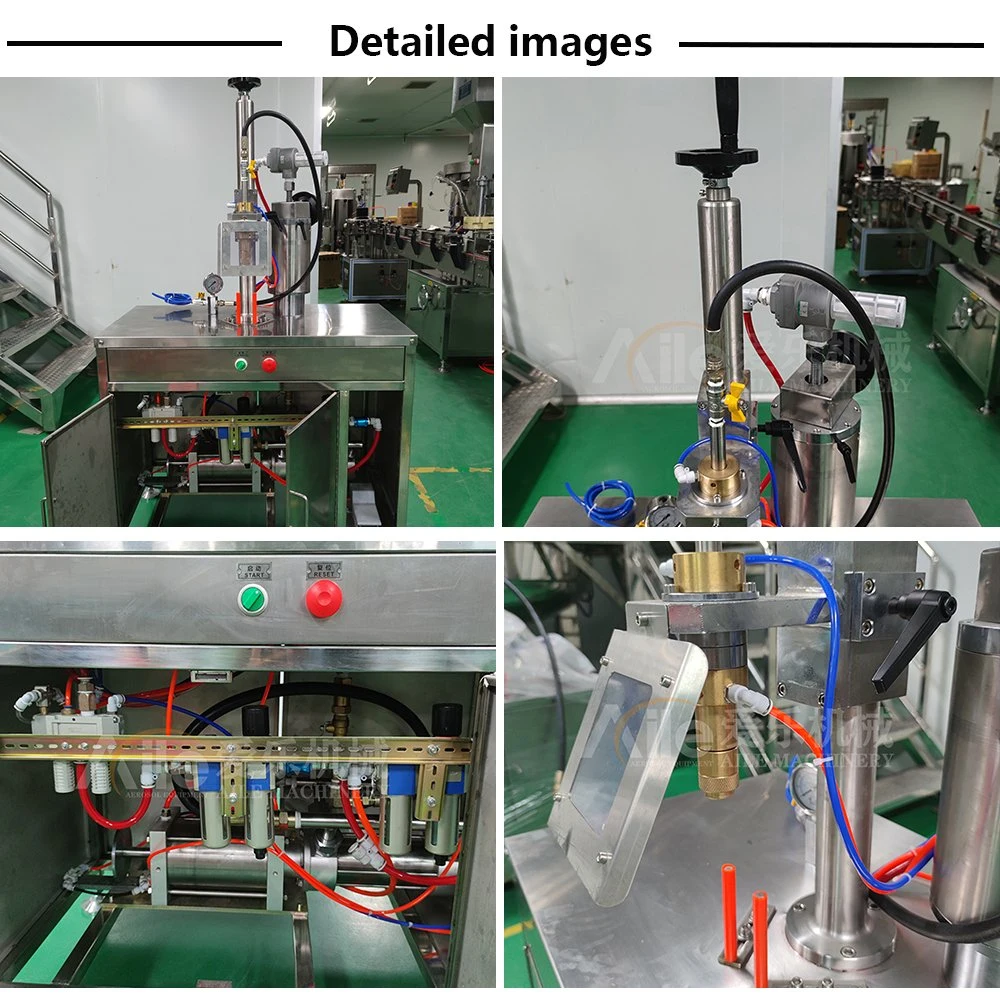 Butane Gas/LPG Cartridge Aerosol Filling Machine with Best-Selling