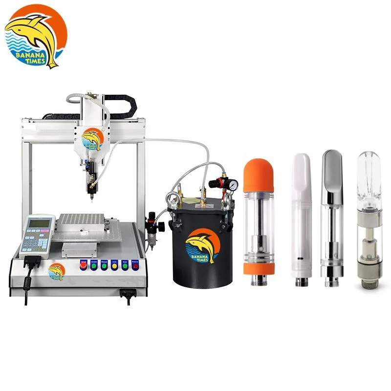 Fully Auto Capsule Syringe Disposable Vape Pen Cartridge Filling Machine for E Liquid