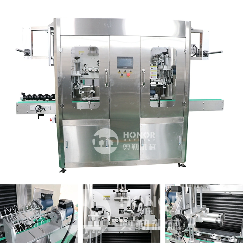 Large Tonnage 0-250bpm Automation Labeling Sleeve Machine with Vapor Generator