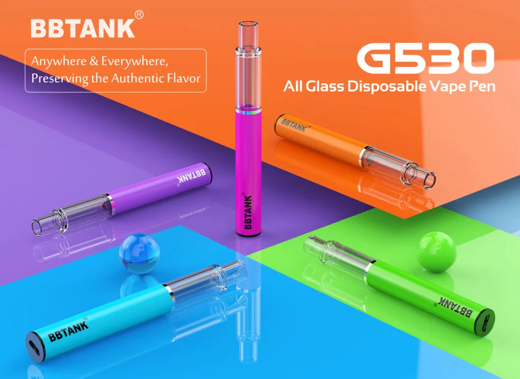 No Cotton Heating Bbtank All Glass 510 Atomizer Thick Oil Disposable Pen