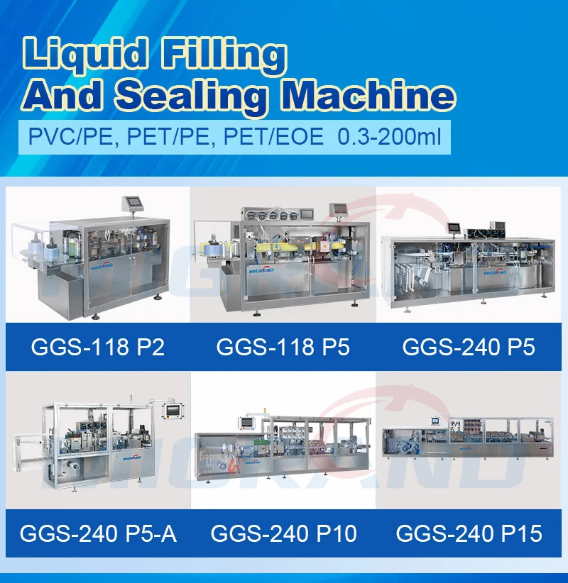 Agriculture-Food Liquid Liquid Pesticides and Fertilizers a+B Mixed-Formula Single-Dose Vial Forming Filling and Sealing Machine