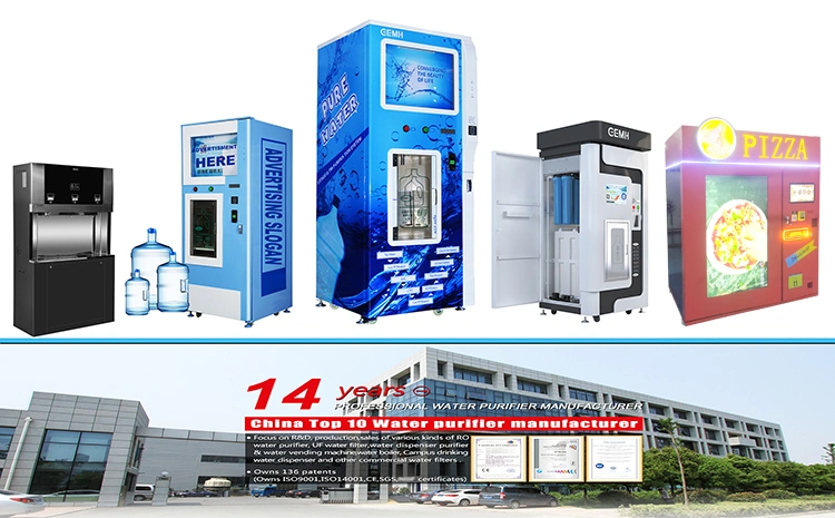 Quick-Changed 6-Stage Coin Operated Fresh Pure Water Vending Machine