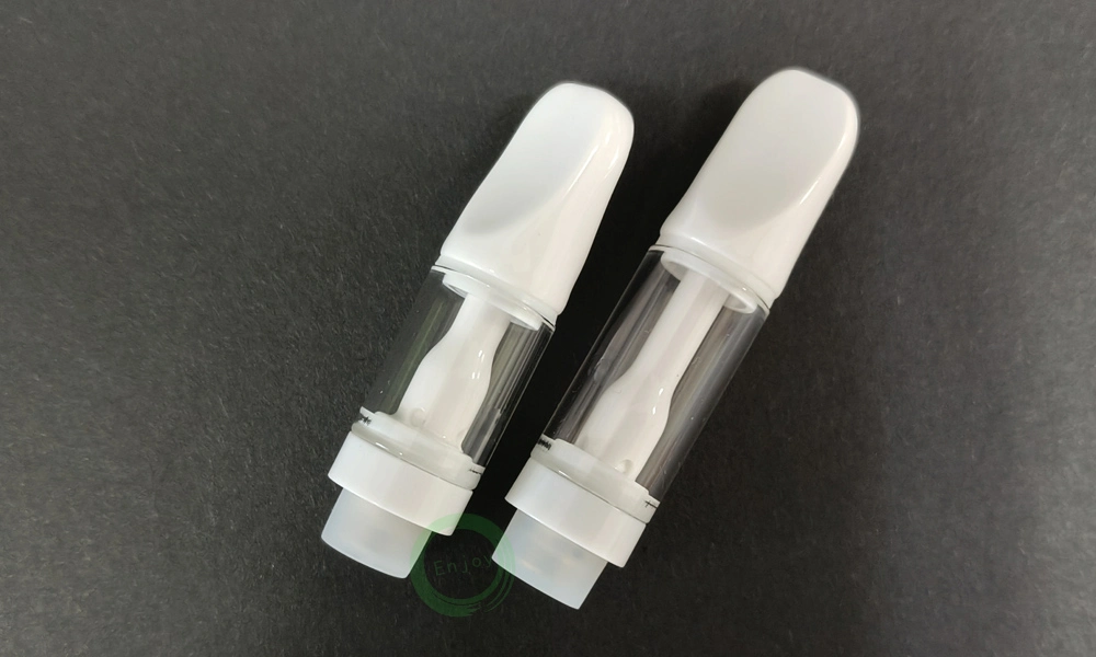 510 Glass Vape Cartridge 0.5g, 1.0g E-Cigarette Ceramic Core Cartridge Filling Machine Available