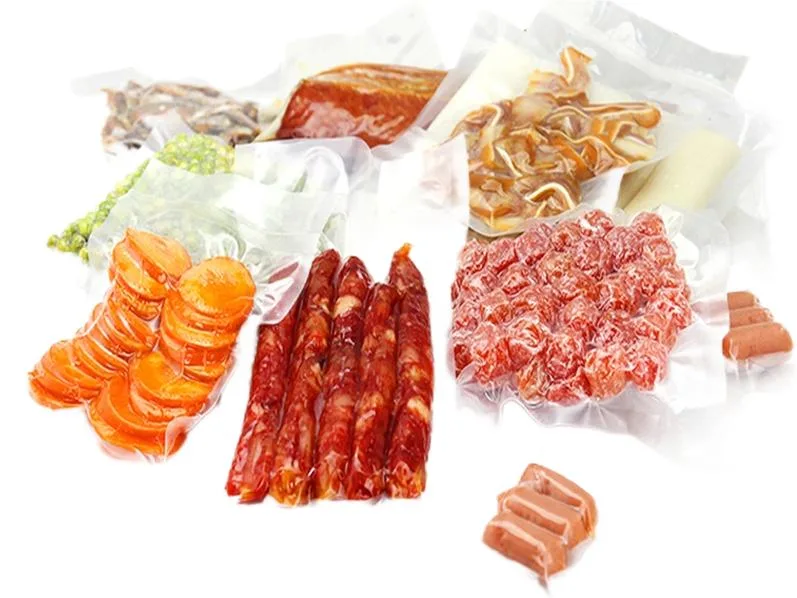 Meat Noodle Rice Automatic Rotary Vacuum Filling Packaging Sealing Machine