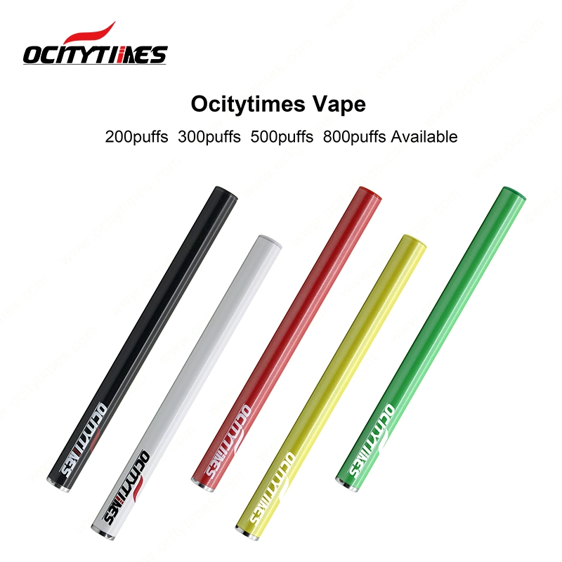 Ocitytimes Pineapples Flavors 500 Puffs Disposable Vape Pens Yellow Colors Vape