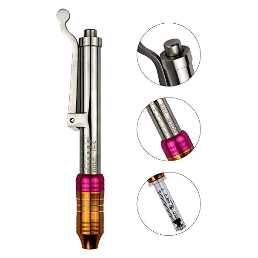 Disposable Sterile 0.3ml 0.5ml Hyaluronic Pen Injection Dermal Filler Ampoule for No Needle Mesotherapy Gun