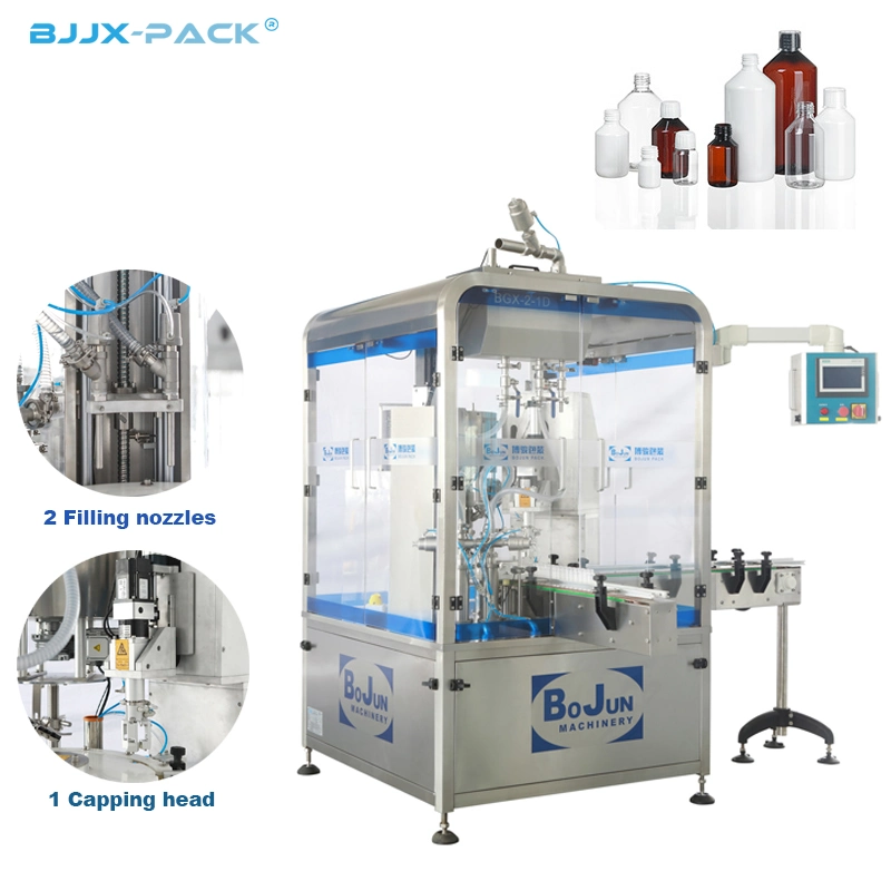 Automatic Rotary Filling Capping Machine for E Juice Small Liquid Filling Machine Vape Filling Machine for Bottles