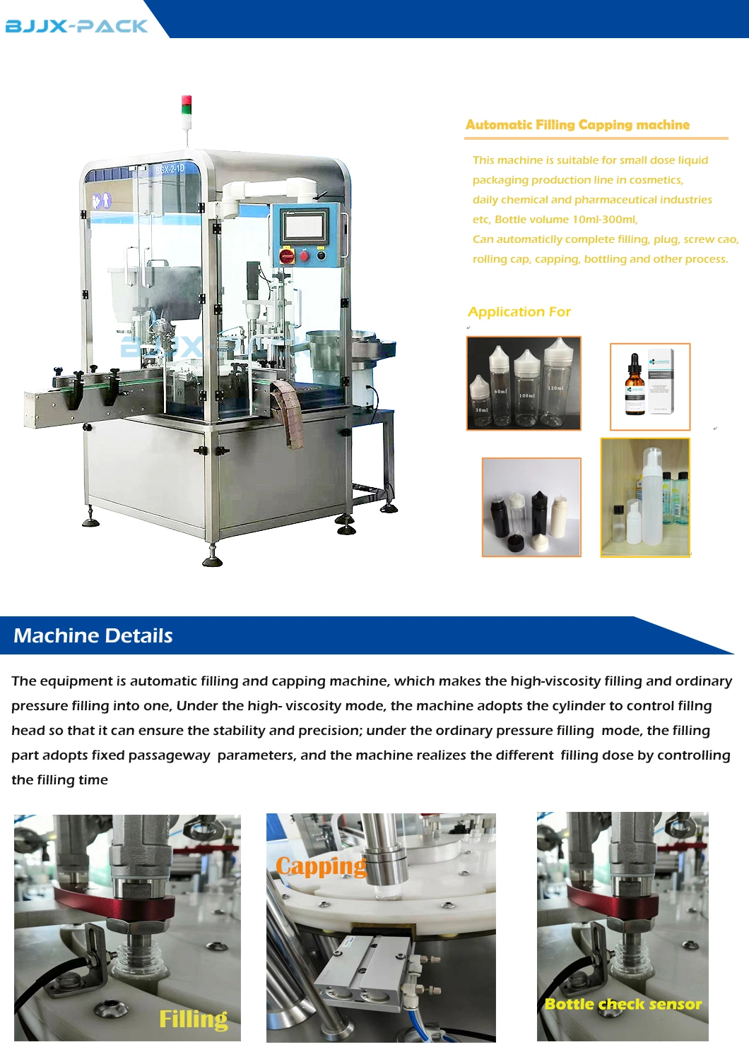 China Machinery Vape Juice Production Line, E Cigarette Liquid Filling Machine 60ml