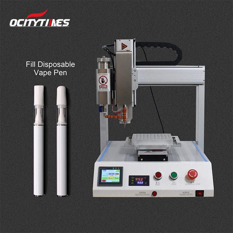 Vape Oil Cartridge Oil Filling Machine with Heated Barrel