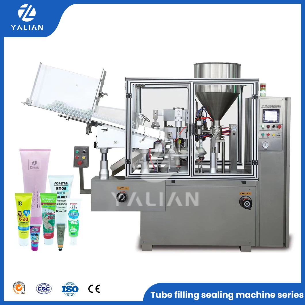 Automatic Super Glue Silica Gel Grease Oil Cartridge Aluminum Tube Silicone Sealant Filling Machine