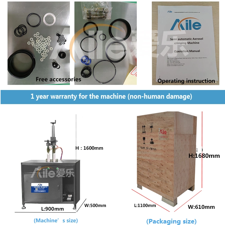 Portable Butane Gas Refilling Machine Cartridge Gas Aerosol Filling Machine